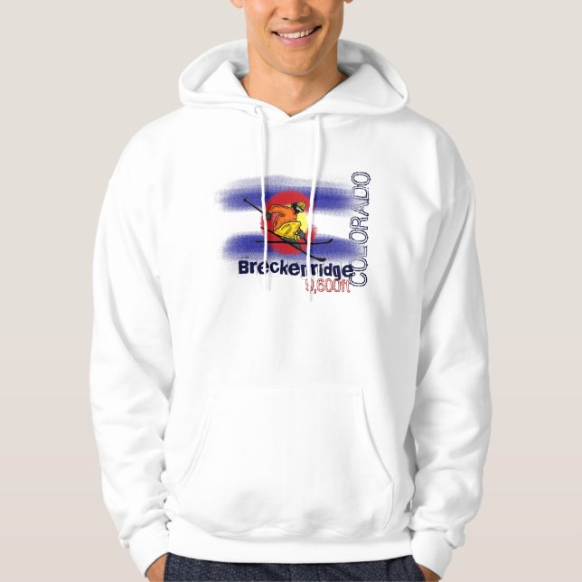 Sweat - shirt à capuche de ski d'altitude de (Devant)