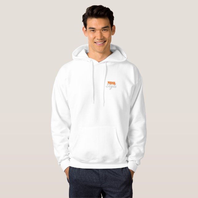 Sweat - shirt à capuche de style de moine (Devant entier)