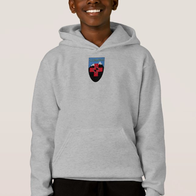 Sweat - shirt à capuche de sweatshirt de COMPAS, (Devant)