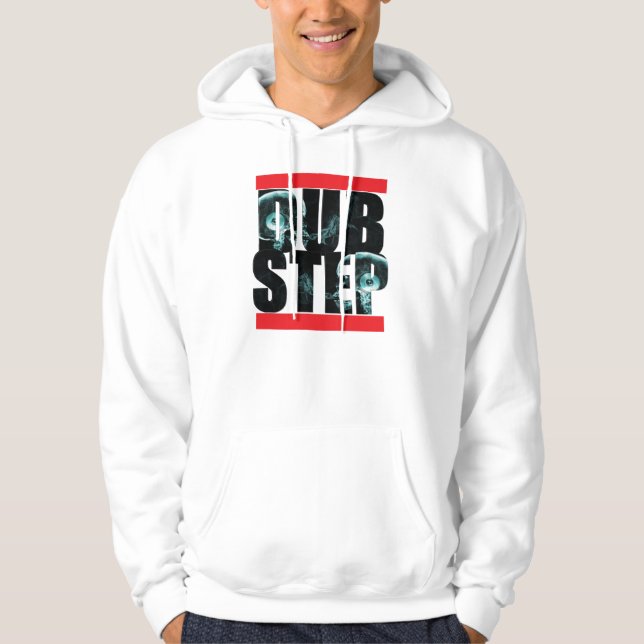 Sweat - shirt à capuche de tabagisme de crâne de (Devant)