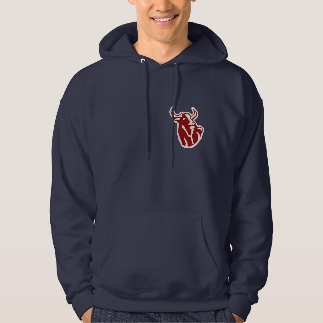 Sweat - shirt à capuche de taureaux de Hackensack (Devant)