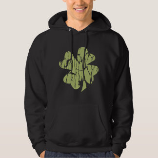 sweat - shirt à capuche de trèfle de feuille du