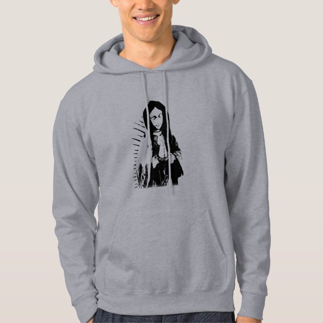 Sweat - shirt à capuche de Vierge Marie (Devant)
