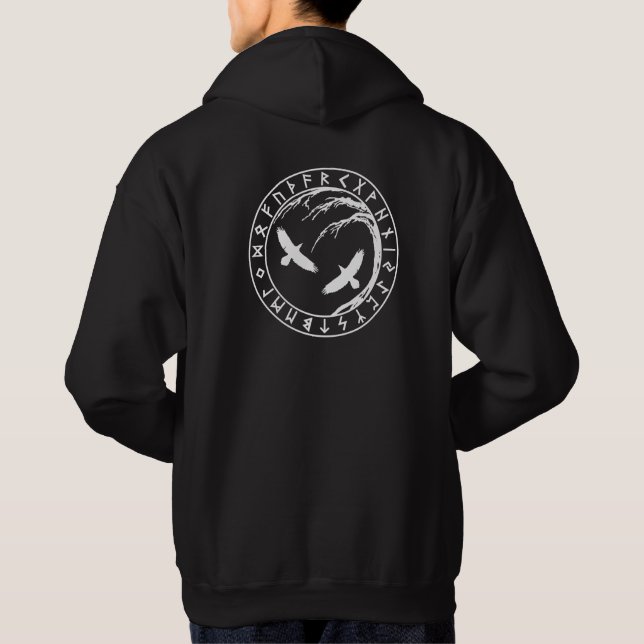 Sweat - shirt à capuche de Yggdrasil (Dos)