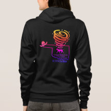 Sweat - shirt à capuche de Zipper noir