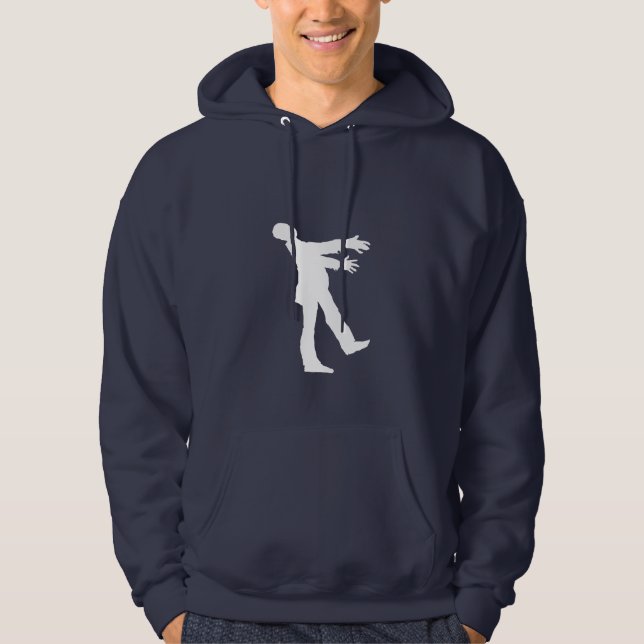 Sweat - shirt à capuche de zombi (Devant)
