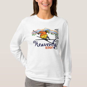 Sweat - shirt à capuche d'élévation de ski paradis