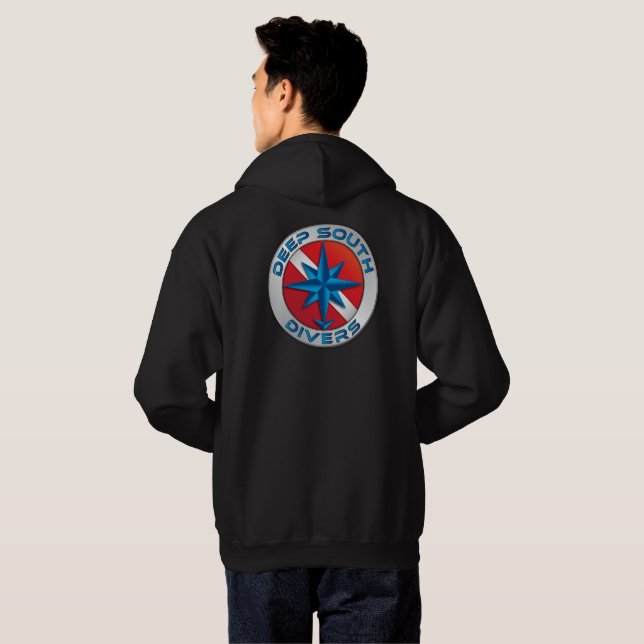 Sweat - shirt à capuche d'équipe de plongeurs PROF (Dos entier)