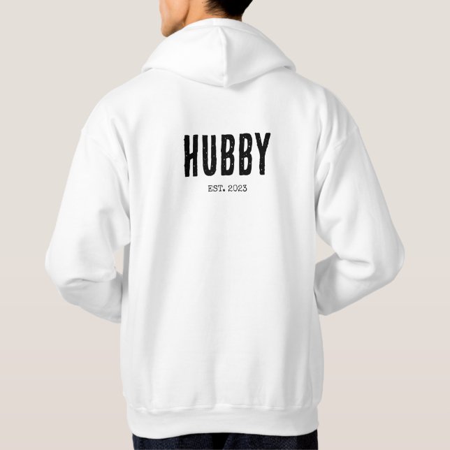 Sweat - shirt à capuche des couples coordonnés (Dos)