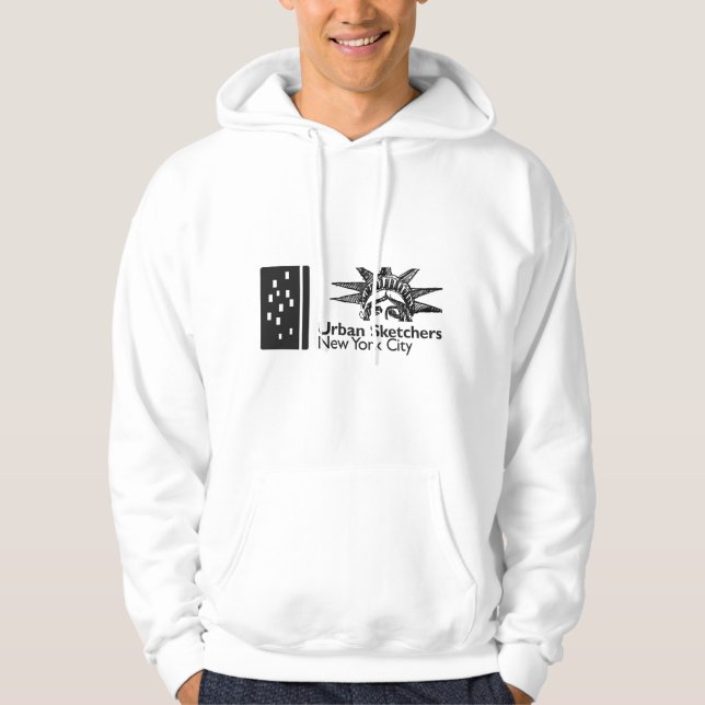 Sweat - shirt à capuche des croqueurs urbains de N (Devant)