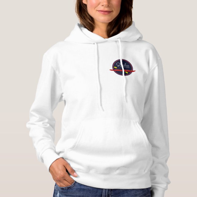 Sweat - shirt à capuche des femmes aux palangriers (Devant)