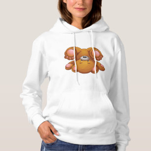 Sweat - shirt à capuche des femmes de l'ours en pe