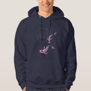 sweat - shirt à capuche d'étang de koi