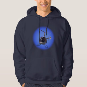 Sweat - shirt à capuche d'hélicoptère Cool à capuc