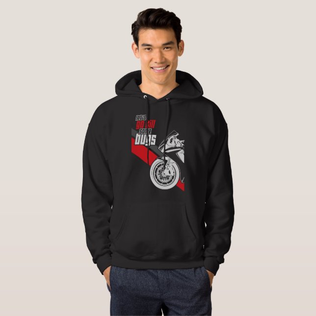 Sweat - shirt à capuche d'homme de Honda CBR - (Devant entier)