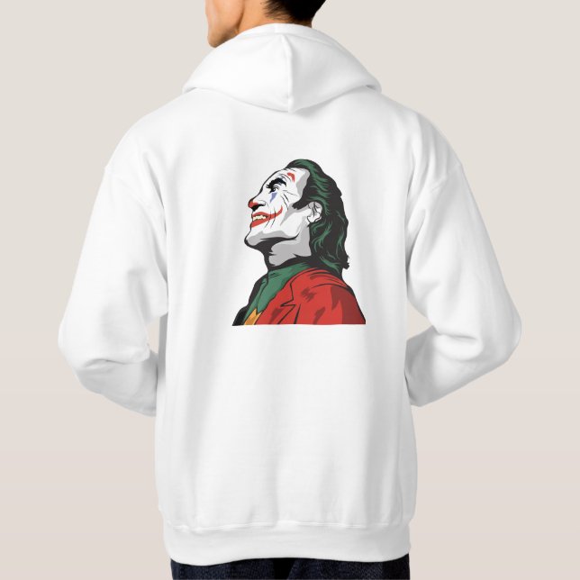 Sweat - shirt à capuche d'impression Joker (Dos)