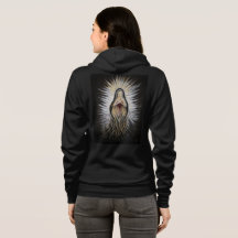 Sweat - shirt à capuche divin de fermeture éclair