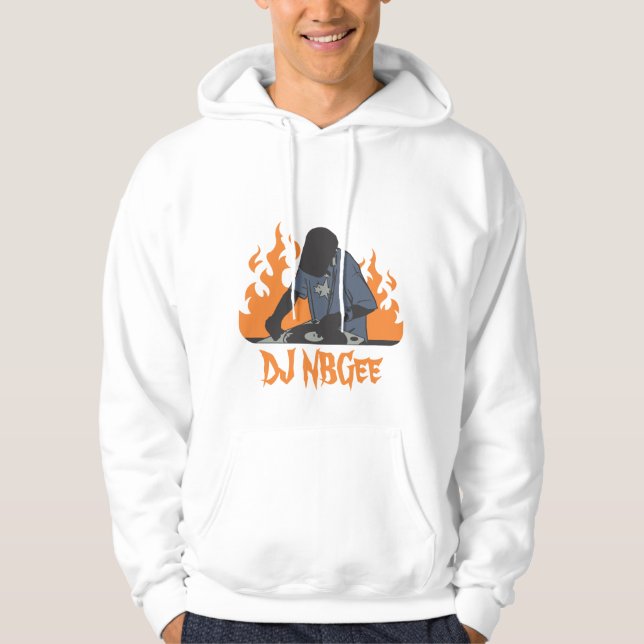 Sweat - shirt à capuche DJ NBGee (Devant)