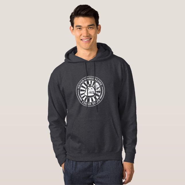 Sweat - shirt à capuche d'obscurité d'insignes de (Devant entier)