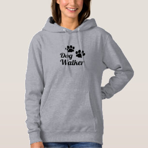 Sweat - shirt à capuche DogWalker (ou CatLover) (n