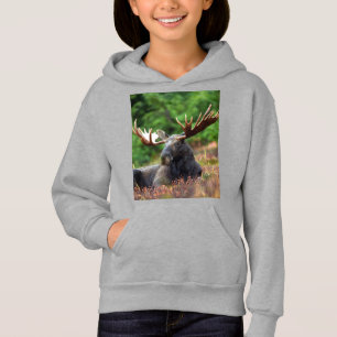 Sweat - shirt à capuche d'orignal