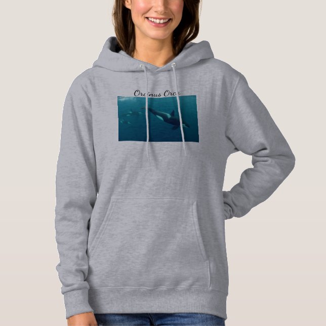 Sweat - shirt à capuche d'orque (Devant)