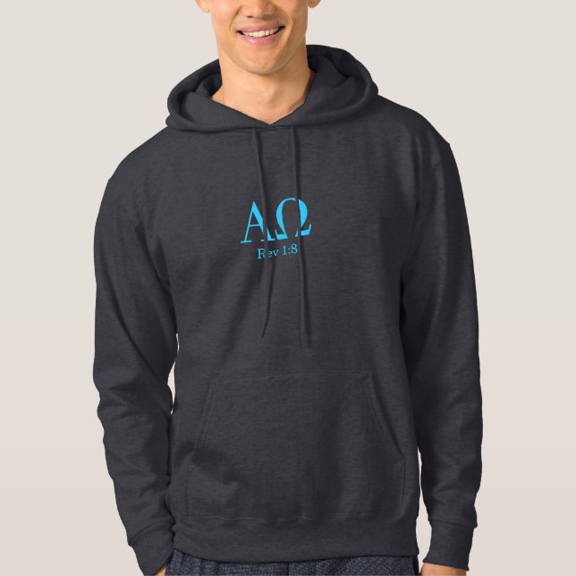 Sweat - shirt à capuche Drk Gry d'ALPHA/OMEGA (Devant)