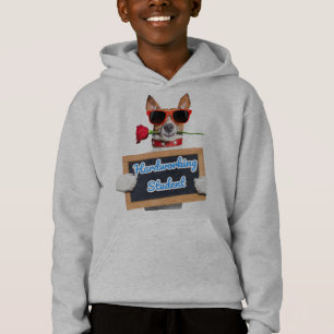 sweat - shirt à capuche drôle à motif chien