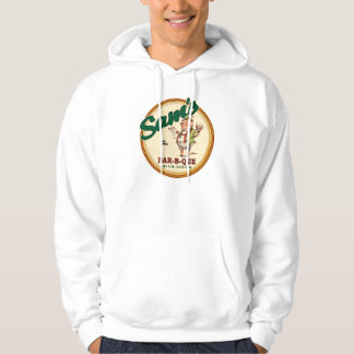 Sweat - shirt à capuche du BBQ de Sam (porc de