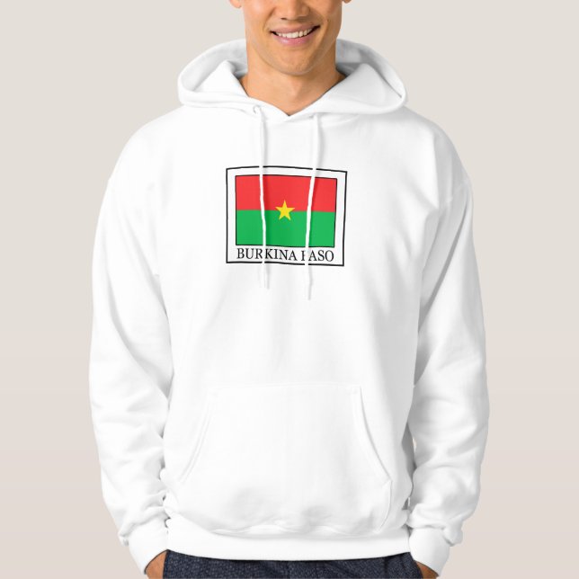 Sweat - shirt à capuche du Burkina Faso (Devant)