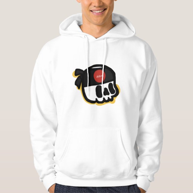 Sweat - shirt à capuche du crâne Billzo (Devant)