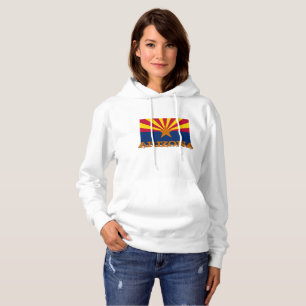 Sweat - shirt à capuche du drapeau de l'Arizona, P