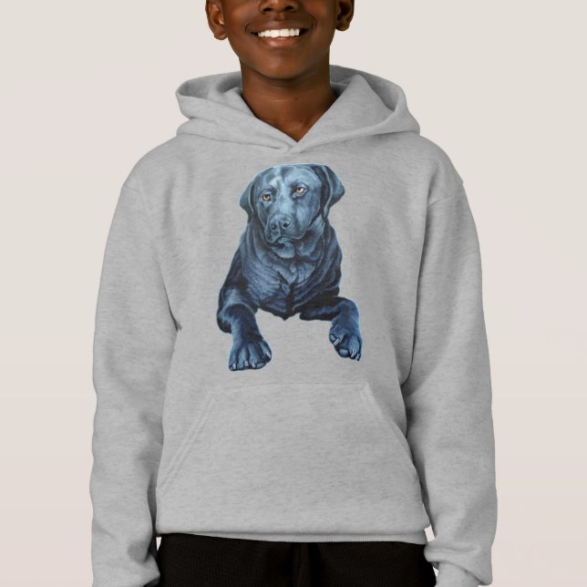 Sweat - shirt à capuche du Labrador Sweatshirts d' (Devant)