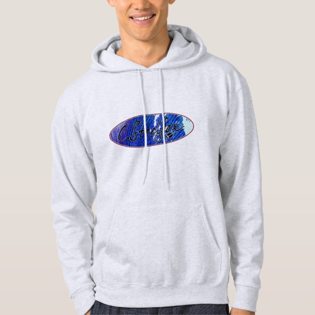 Sweat - shirt à capuche du logo C Steelfox (Devant)