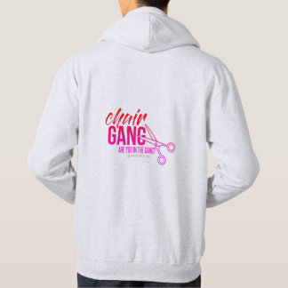 sweat - shirt à capuche du logo grisé CHAIR GANG
