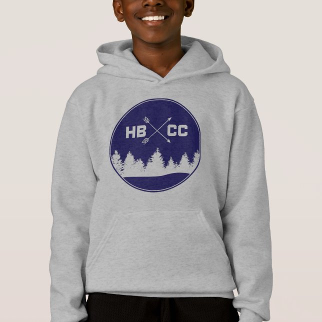 Sweat - shirt à capuche du logo HB CC (Devant)