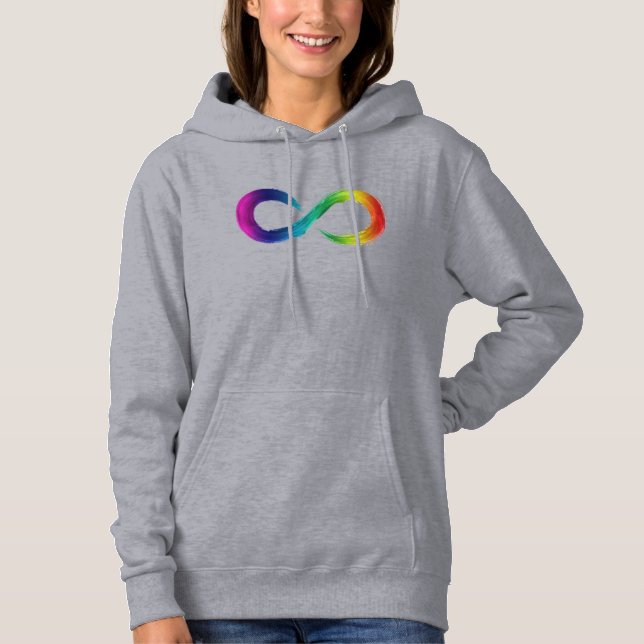 Sweat - shirt à capuche du logo Neurodiversity (Devant)