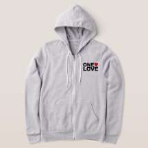Sweat - shirt à capuche du logo OneLove