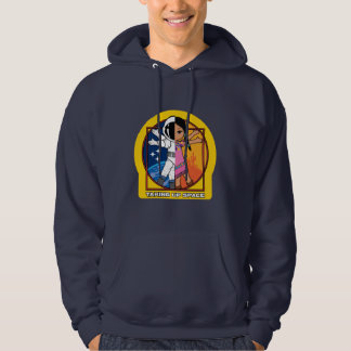 Sweat - shirt à capuche du logo spatial masculin