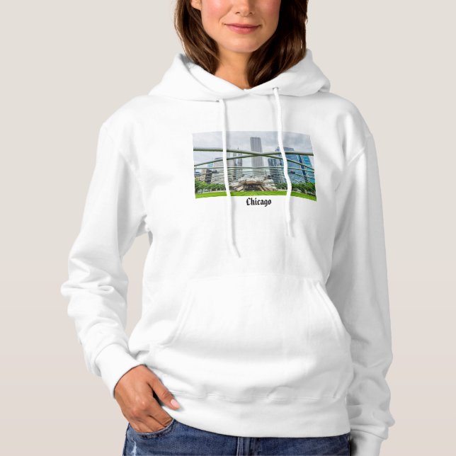 Sweat - shirt à capuche du pavillon Chicago Pritzk (Devant)