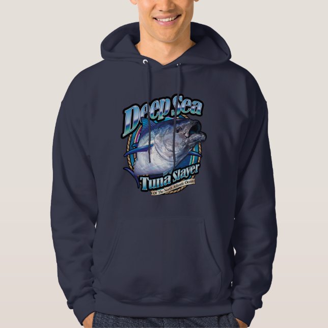 Sweat - shirt à capuche du pêcheur de thonidés de  (Devant)