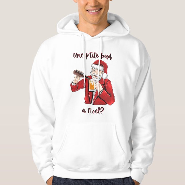 Sweat - shirt à capuche du Père Noël (Devant)