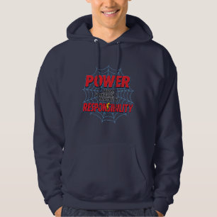 Sweat - shirt à capuche du pouvoir et de la respon