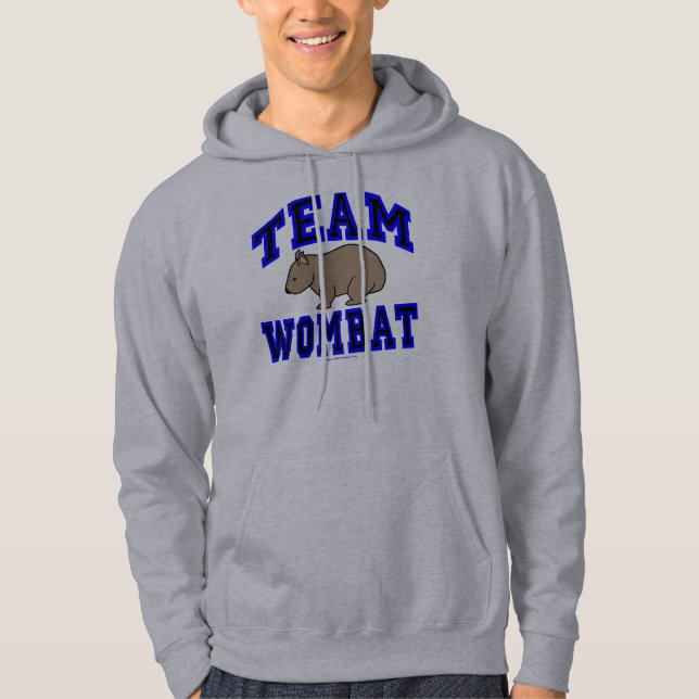 Sweat - shirt à capuche du wombat IV d'équipe (Devant)