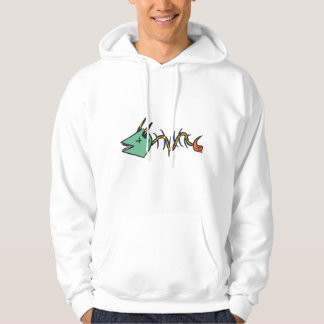 sweat - shirt à capuche "Éclair d'os de poisson"