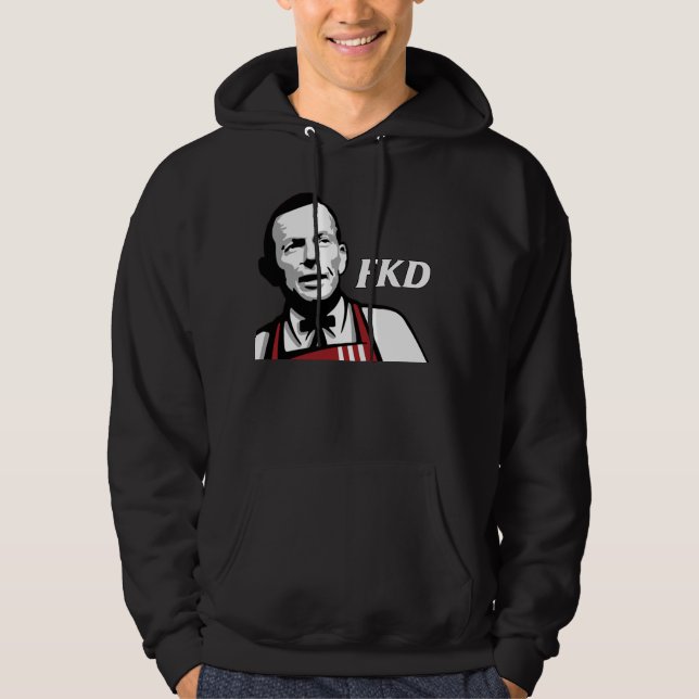 Sweat - shirt à capuche élégant d'Abbott "FKD" (Devant)