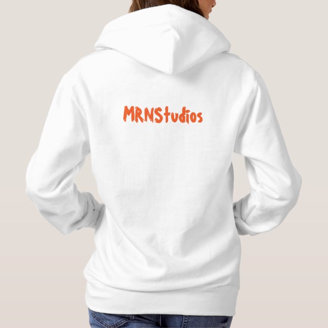 Sweat - shirt à capuche en marbre aigre (Dos)