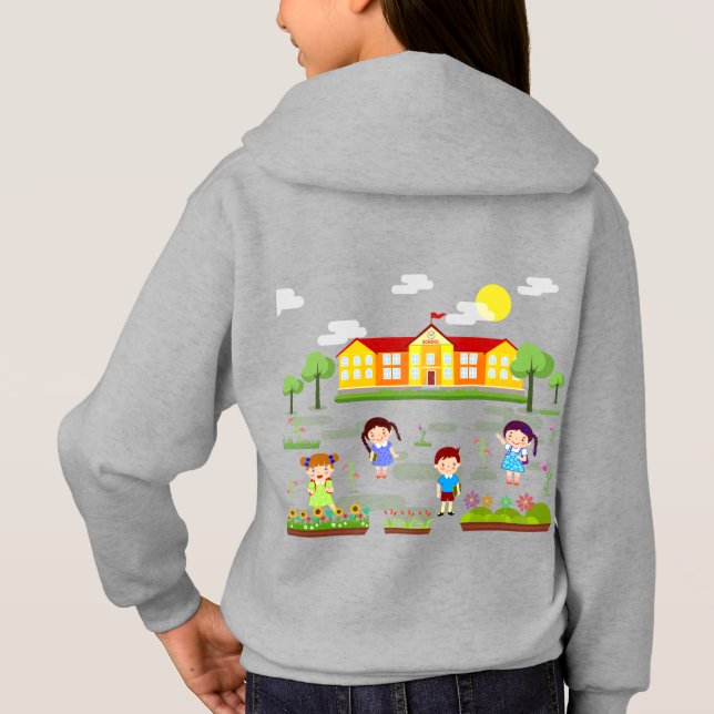 sweat - shirt à capuche enfant (Dos)