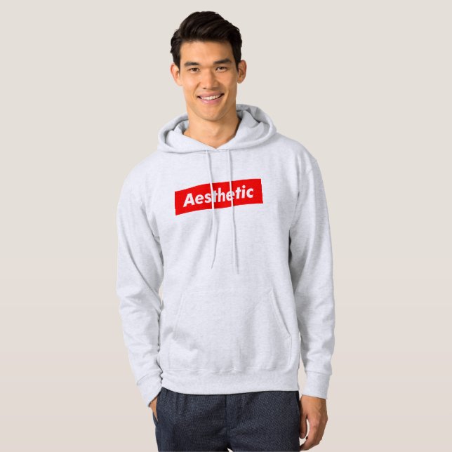 Sweat - shirt à capuche esthétique de Vaporwave (Devant entier)