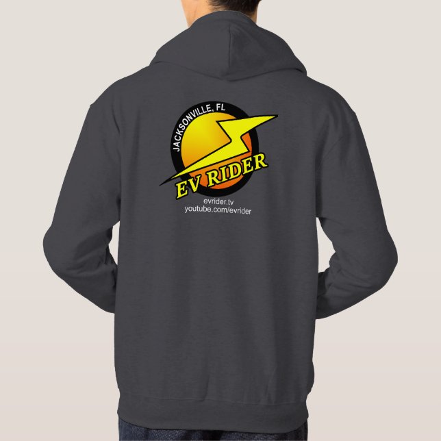 Sweat - shirt à capuche EV Rider (Dos)
